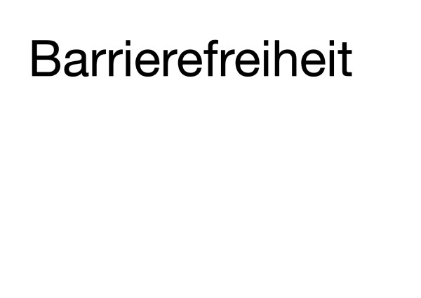 Text Barrierefreiheit